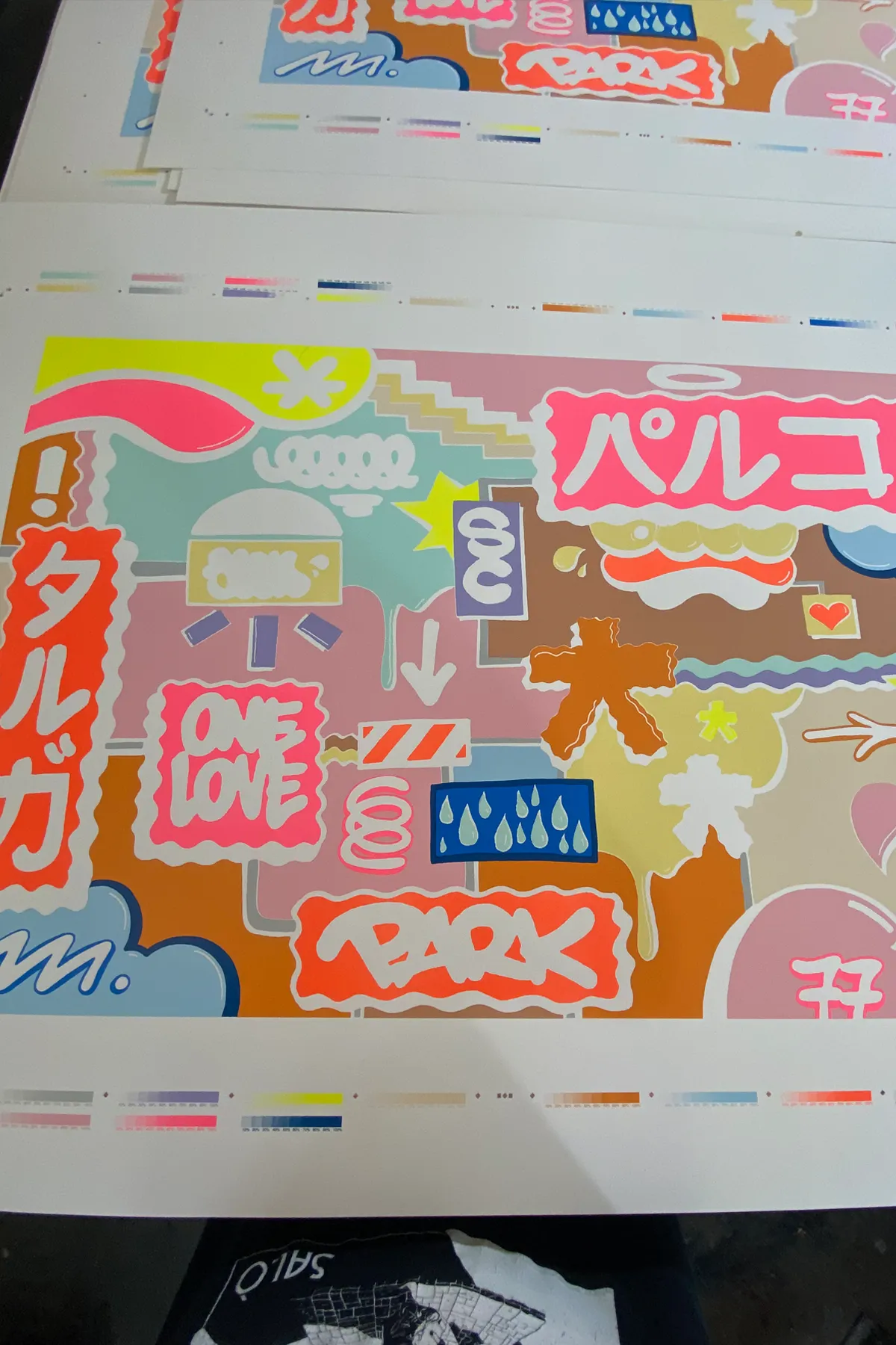 serigraphie-estampe-sven-park-tirage-en-cours