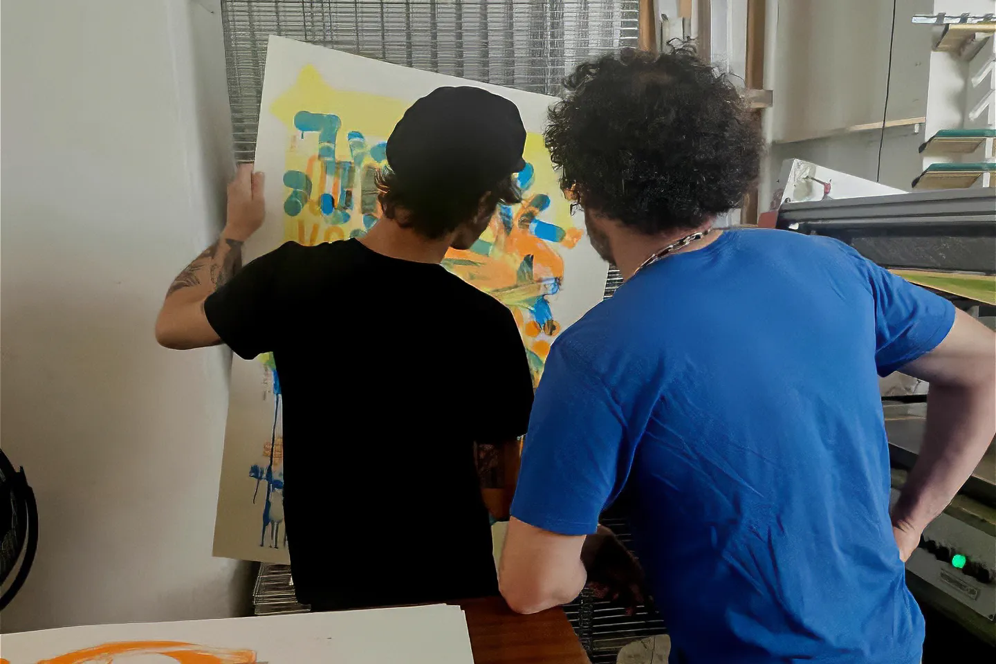 Analyse d'une estampe par l'imprimeur et l'artiste